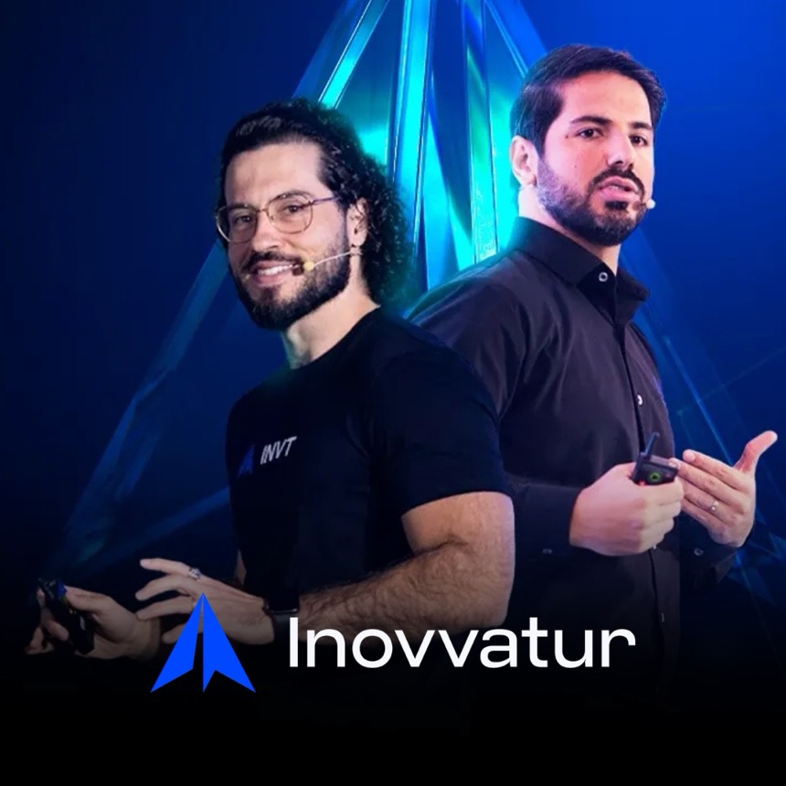 Everton Lopes e Lucas Fialho, apresentadores da Série de Lives Inovvatur